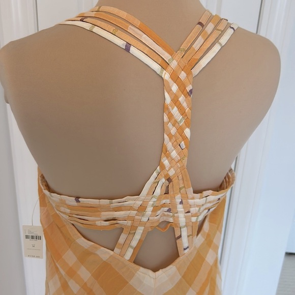 Yellow and White Maxi Dress - Picture 7 of 12